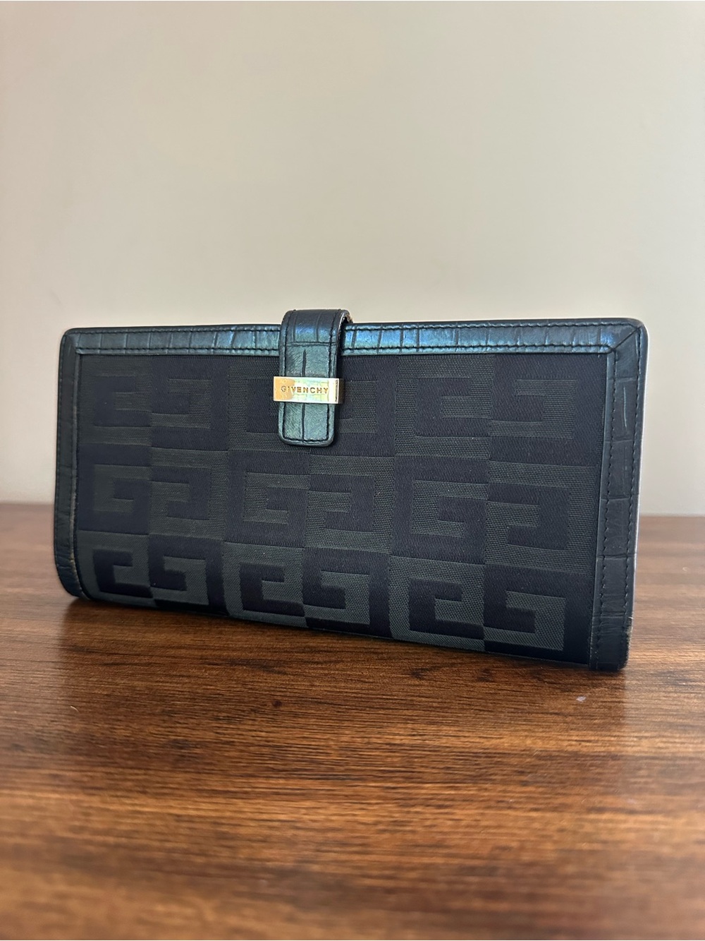 Givenchy Vintage Monogram Wallet & Kisslock